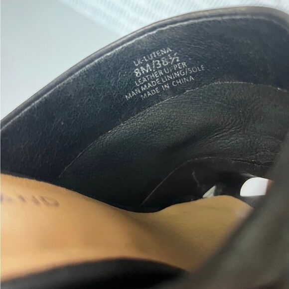 Lucky Brand Leather Open Toe 8 - Picture 8 of 8
